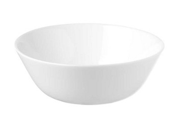 Miseczka miska IKEA OFTAST biały 15 cm szkło hart.