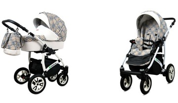 Wózek dziecięcy głęboki spacerowy BabyLux Tropical