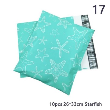 Styl N17 Nowe, wytarte koperty do pakowania w foli