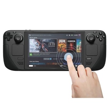 Подставка для кейса Hybrid DEFENSE + СТЕКЛО 3мк FG для STEAM DECK OLED