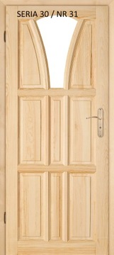Сосновые двери без сучков СЕРИЯ 30 № 33 60 L P