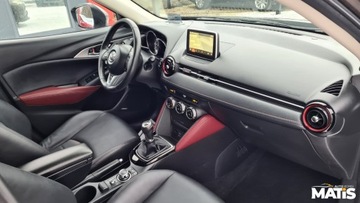 Mazda CX-3 Crossover 2.0 SKY-G 120KM 2016 Mazda CX-3 2.0benz manual Navi kamera head up skora 100 bezwypadek 2.0, zdjęcie 39