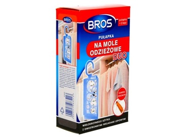 ЛОВУШКА ДЛЯ МОЛИ ДЛЯ ОДЕЖДЫ BROS DUO + ​​2 ВСТАВКИ