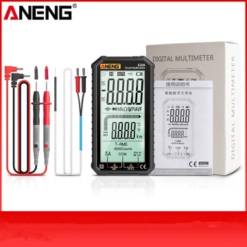 Цифровой мультиметр ANENG 4,7 дюйма, черный