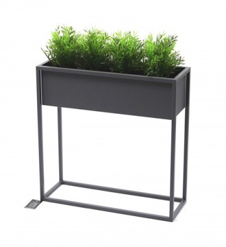 Biała donica kwietnik LOFT osłona 80x80x21cm