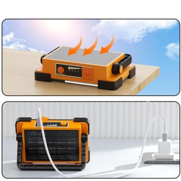 ПОРТАТИВНАЯ СОЛНЕЧНАЯ ТУРИСТИЧЕСКАЯ ЛАМПА, КЕМПИНГОВЫЙ POWERBANK, ГАРАЖНЫЙ ФАКЕЛ