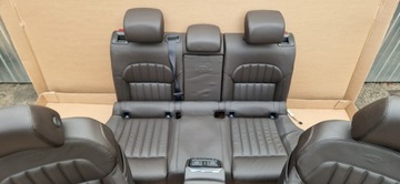 СИДЕНЬЯ SEAT SKODA SUPERB III SEDAN L&K BROWN КОМПЛЕКТ ЭЛЕКТРОПРИВОДА