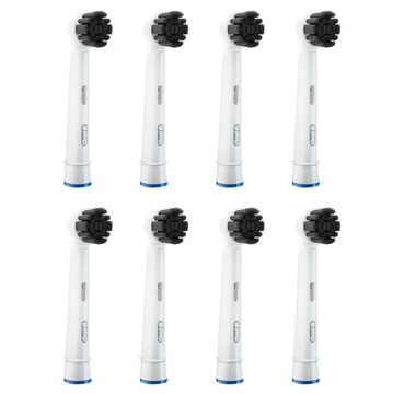 8x ORYGINALNE KOŃCÓWKI SZCZOTECZKI ORAL-B PURE CLEAN EB20CH WĘGIEL AKTYWNY