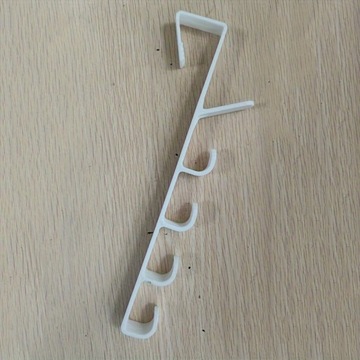 ПРАКТИЧЕСКАЯ НЕИНВАЗИВНАЯ ДВЕРНАЯ ВЕШАЛКА С КРЮЧКАМИ, 28 см