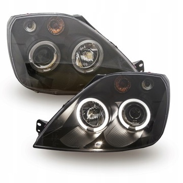 LAMPY REFLEKTORY DO FORD FIESTA MK6 02-05 CZARNE