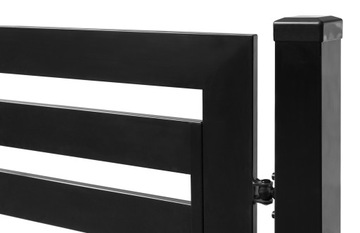 Ogrodzenie panelowe płot przęsło 2m listwy-profil 80mm