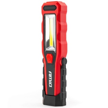 LATARKA LED AKUMULATOROWA Z MAGNESEM MOCNA WT02 AMIO 02171