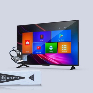 ИГРОВАЯ КОНСОЛЬ РЕТРО 2 ПАНЕЛЬ БЕСПРОВОДНОЙ КОНТРОЛЛЕР 2.4G 10 000 ИГР