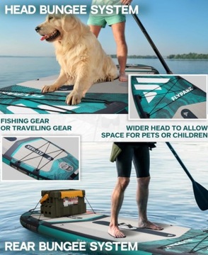 САП-ДОСКА ДЛЯ ПЛАВАНИЯ 335 см НАДУВНАЯ, надувная ВЕСЛА С ВЕСЛОМ