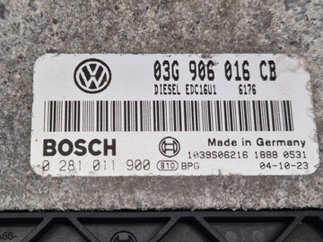 ECU VW 1.9 TDI 03G906016CB 0281011900