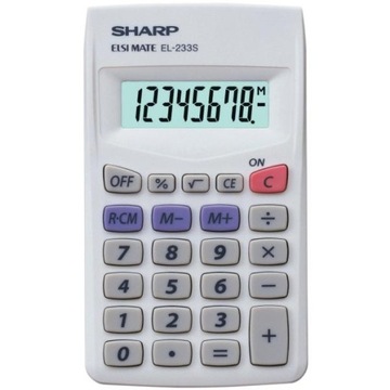 Kalkulator sharp handheld BOX EL233S