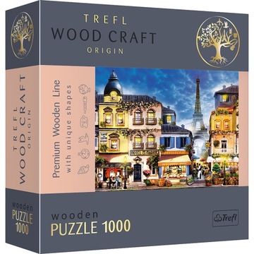 Puzzle drewniane 1000el - Francuska uliczka TREFL