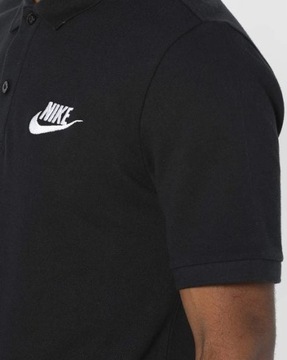 Koszulka polo Nike Sportswear L czarna bawełna męska polo