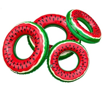 НАДУВНОЕ КОЛЕСО БОЛЬШОЙ ВОДНЫЙ МАТРАС ДЛЯ БАССЕЙНА АРБУЗНОЕ КОЛЕСО 90 СМ XXL