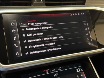 Audi A6 C8 Avant 2.0 40 TDI 204KM 2022 Audi A6 Avant 40 TDI quattro S tronic *Panorama, M, zdjęcie 38