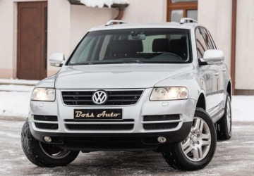Volkswagen Touareg I 3.2 i V6 24V 220KM 2003 Volkswagen Touareg 3.2 V6 220KM Automat Skora Climatron Full Serwis ASO, zdjęcie 4