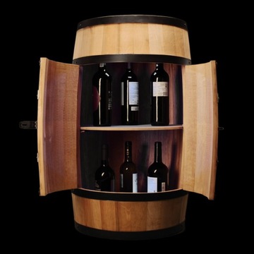 Деревянный бочовый бар со светодиодной дверью