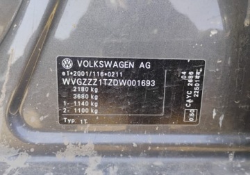 Volkswagen Touran II 1.6 TDI 105KM 2012 Volkswagen Touran 2012r, 1.6 TDI. Lekko przetarte boki. Jezdzi. 1.6 Diesel, zdjęcie 28