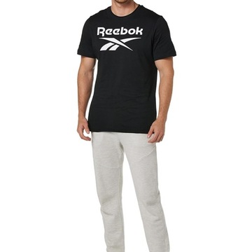 Reebok t-shirt koszulka męska czarna bawełna Big Logo Tee HD4222 L