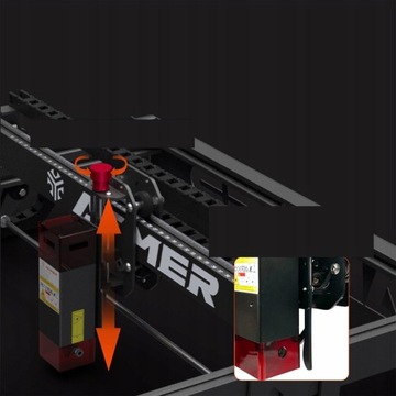 Лазерный гравировальный станок ACMER P1 10 Вт 400 x 410 мм 50 Вт DIY + платформа 400*400