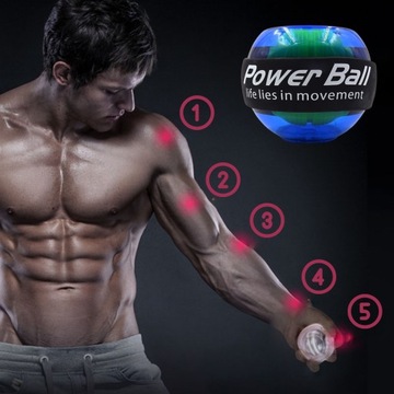 ГИРОСКОПИЧЕСКИЙ ШАРИК-РУКОЯДОК POWERBALL TRAINING