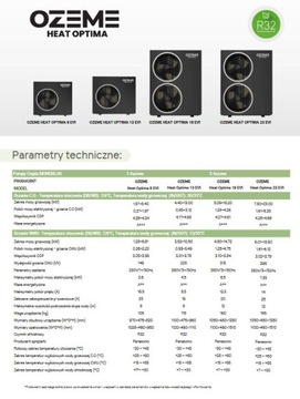 OZEME HEAT OPTIMA 8 EVI ТЕПЛОВОЙ НАСОС R32, ИНВЕРТОР, WiFi, SG, RAL7043 Матовый