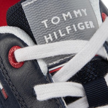 Sneakersy damskie TOMMY HILFIGER buty sportowe trampki granatowe r. 40 26cm