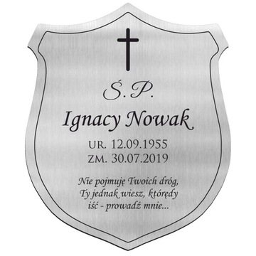 TABLICA NAGROBNA TABLICZKA NAGROBKOWA NA GRÓB
