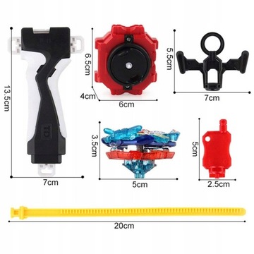 4 SZT BĄCZEK WIRUJĄCY BURST BEYBLADE DYSK SPINNER
