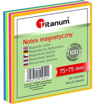 Notes elektorstatyczny 75x75mm 100K kolorów