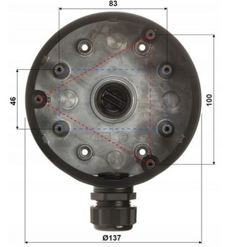 КРОНШТЕЙН ДЛЯ КАМЕРЫ DS-1280ZJ-DM21(ЧЕРНЫЙ) Hikvision
