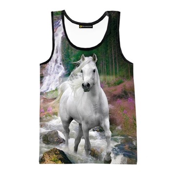 Koszulka bez rękawów Men's Horse Graphic Tank