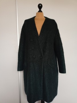 Zara lekka kurtka jak żakiet wełna/mohair XL