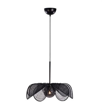 Czarna dekoracyjna lampa wisząca do sypialni salonu STYRKA 108660 Markslojd