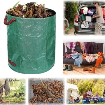 КОРЗИНА-КОНТЕЙНЕР САДОВАЯ СУМКА ДЛЯ ЛИСТЬЕВ ТРАВЫ STRONG