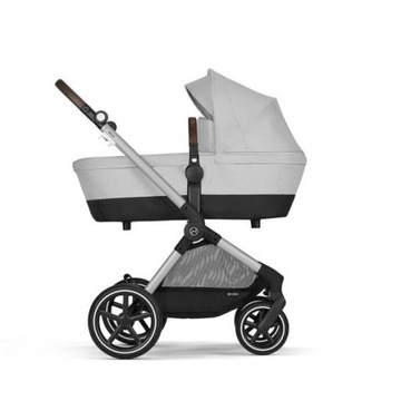 КОЛЯСКА CYBEX EOS LUX DEEP СЕРЕБРЯНАЯ РАМА СЕРАЯ ЛАВА