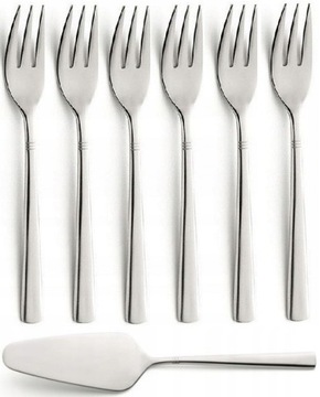 AMEFA 7 DAKOTA CUTLERY 8413 НАБОР ТОРТА ВИЛКА ДЛЯ ТОРТА НА 6 ЧЕЛОВЕК