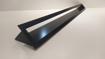 KRATKA KOMINKOWA SF płytka LUFT 90x1000 czarna 9x100 wentylacyjna metalowa