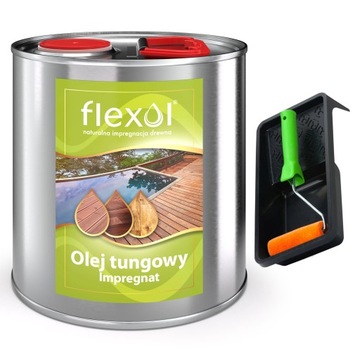 Olej tungowy do drewna 100% naturalny 2,5 L+GRATIS