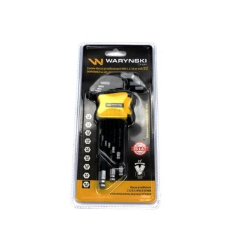 Набор удлиненных ключей HEX 1,5-10 S2 Waryński