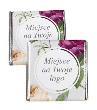 Фирменные шоколадки рекламные ЛОГОТИП 100 шт. ЗОЛОТО