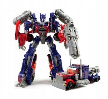 DUŻY SAMOCHÓD ROBOT AUTA 2W1 OPTIMUS TRANSFORMACJA Z BRONIĄ