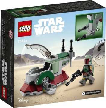 LEGO Star Wars 75396 Лодка для пустыни и яма Сарлакк 75344 Микроистребитель Бобы