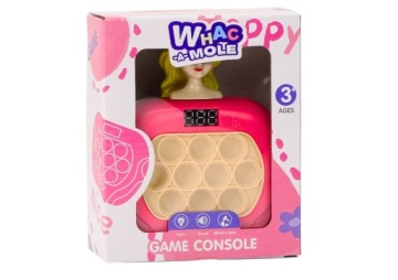 Гра Pop-It Wac A Кріт Лялька Світло і звук Рожеве Сенсорне