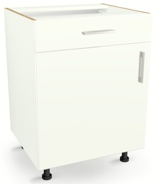Szafka kuchenna z szufladą 55 cm BIAŁA 82/55/52,1